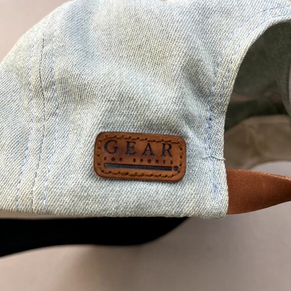 Vintage NCAA Basketball Hat Strapback Blue Denim March Madness 1998 Adjustable - Picture 5 of 8